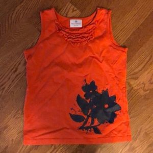 Hanna Andersson orange cotton tank